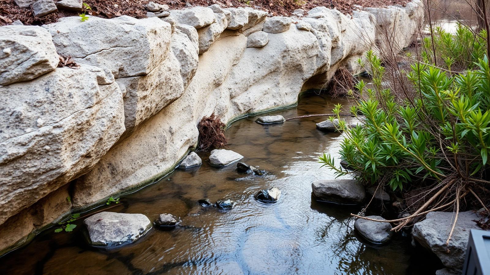 Willie's Branch streambed
